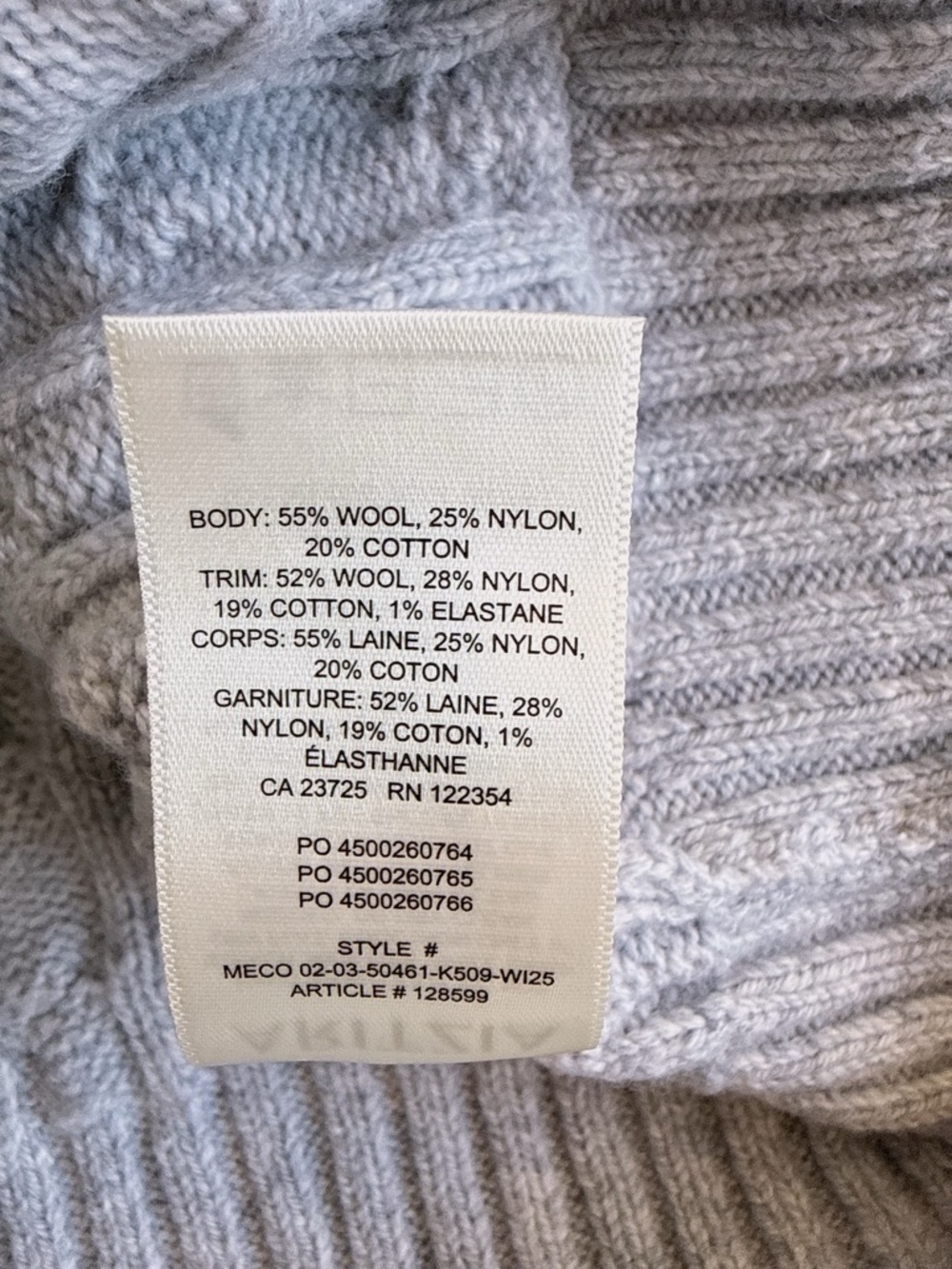 NWT 128599 Aritzia Sunday best cottage heather Chrome XXS sweater cardigan - Picture 5 of 5